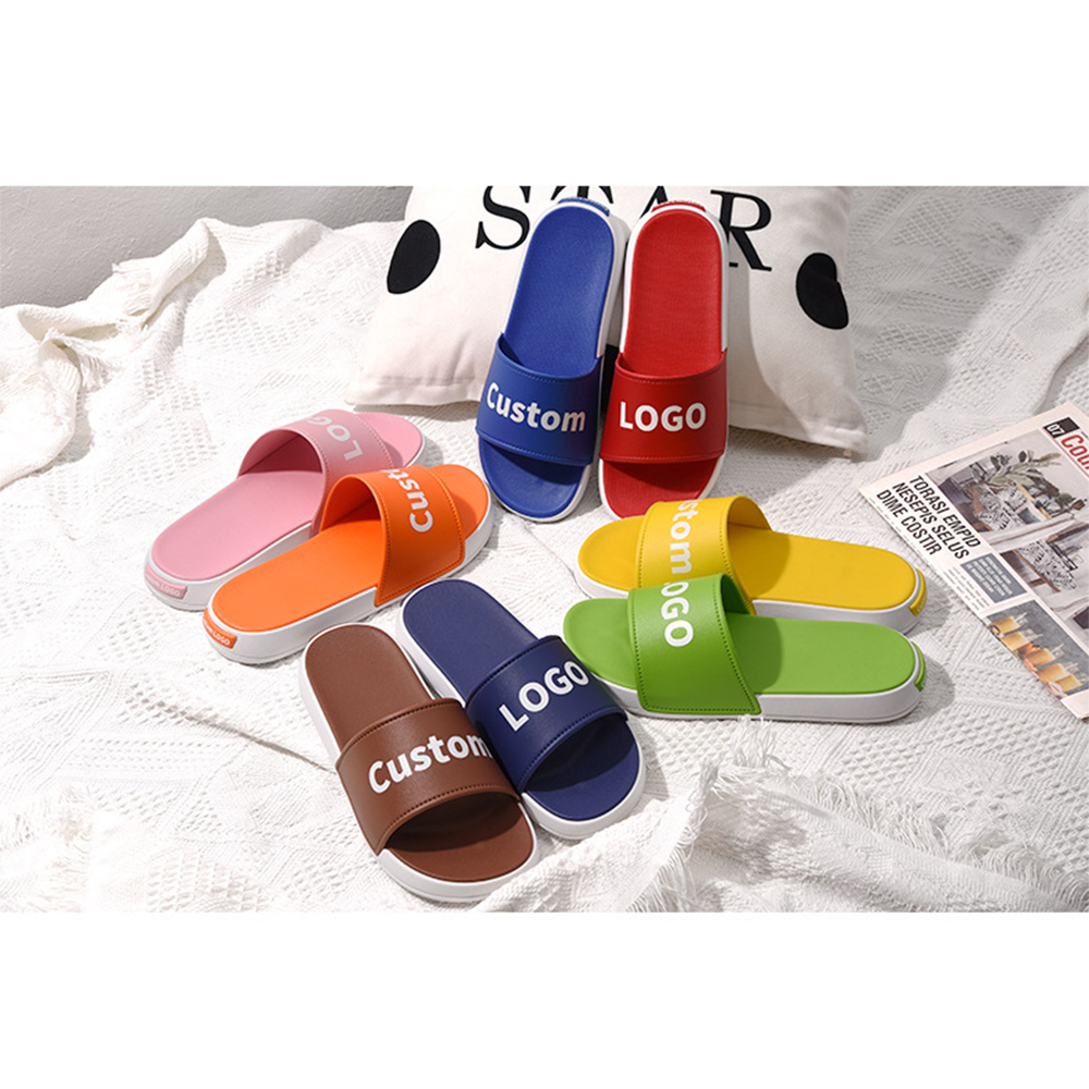 Захиалгат Logo Home Ladies Pvc Slide шаахай эрэгтэй эмэгтэй